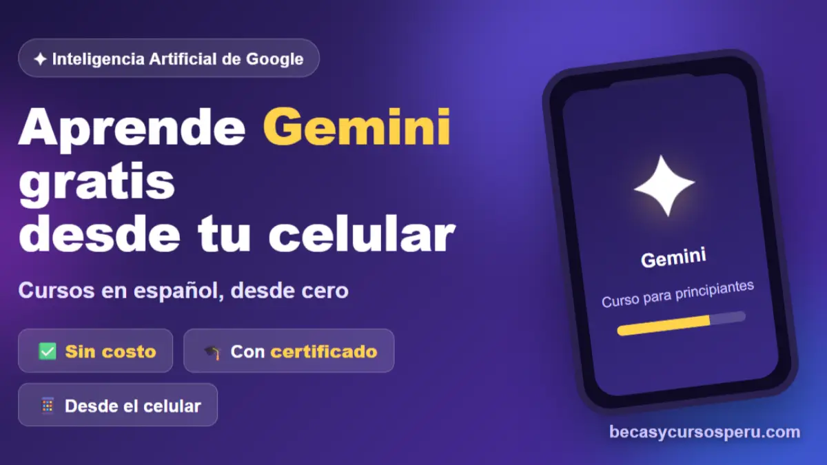 Cursos gratis de Gemini (IA de Google) 2026